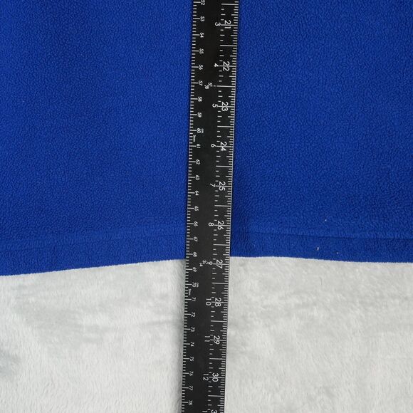 Wolverine Boots and Gear Sweater Mens XL Blue Fleece Quarter Zip Sweatshirt - Picture 8 of 8